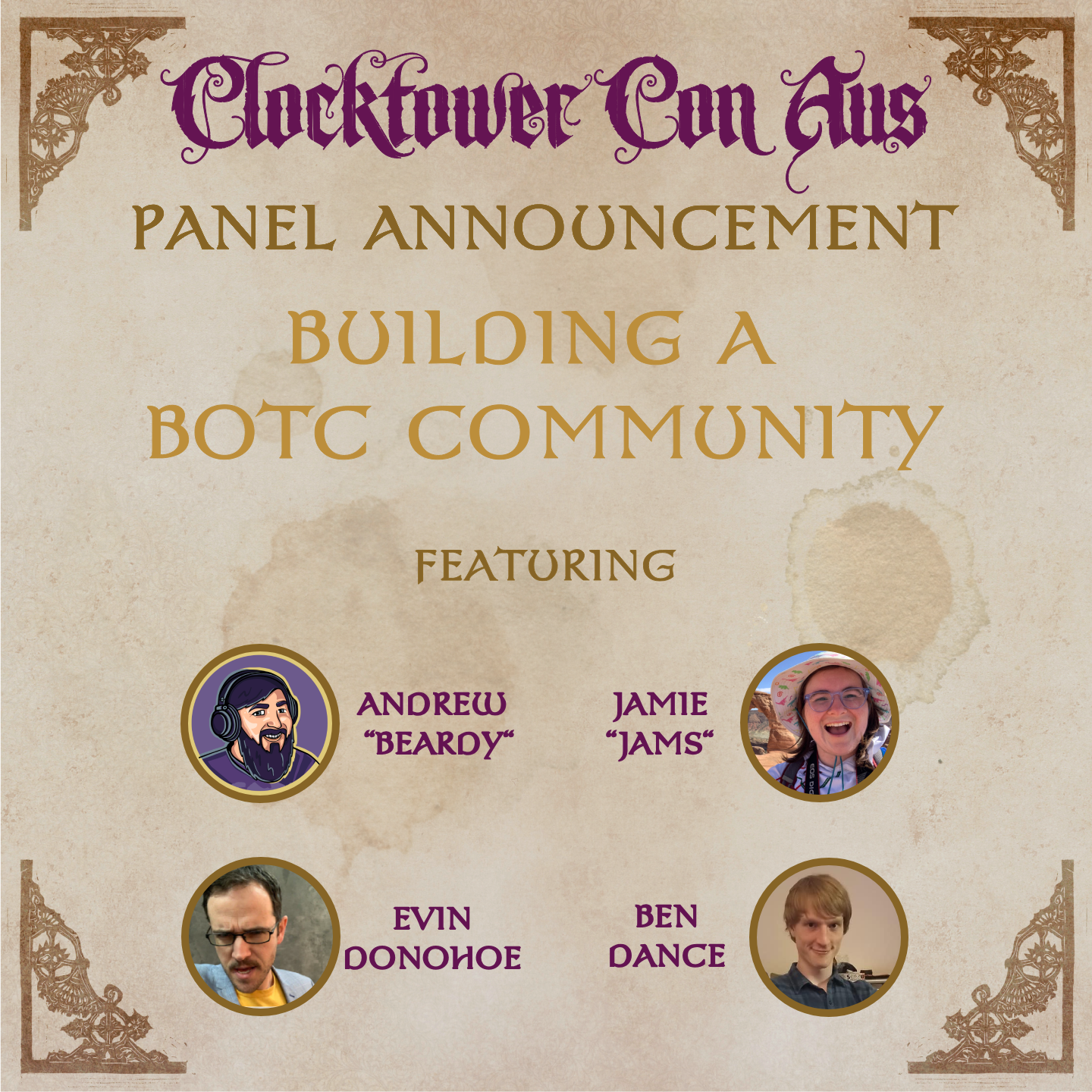Building a BotC Community – Clocktower Con Australia Panel